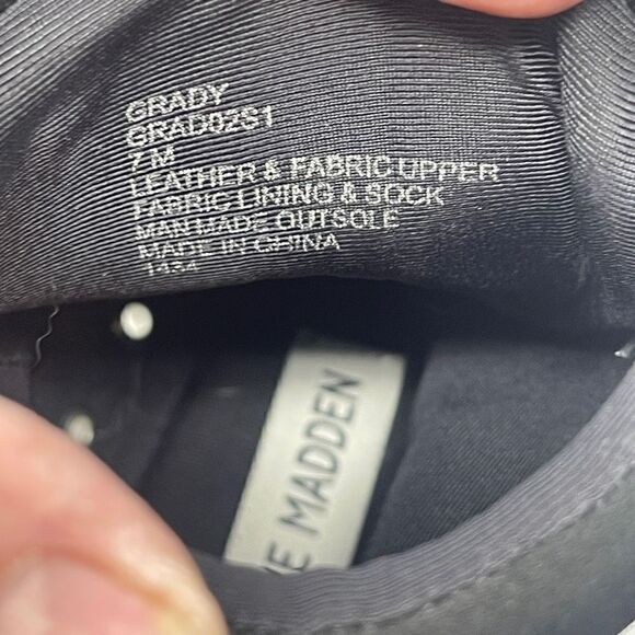 Steve Madden Women's Nayra Platform Lace Up Black Mult Booties Size 7 - Picture 6 of 7